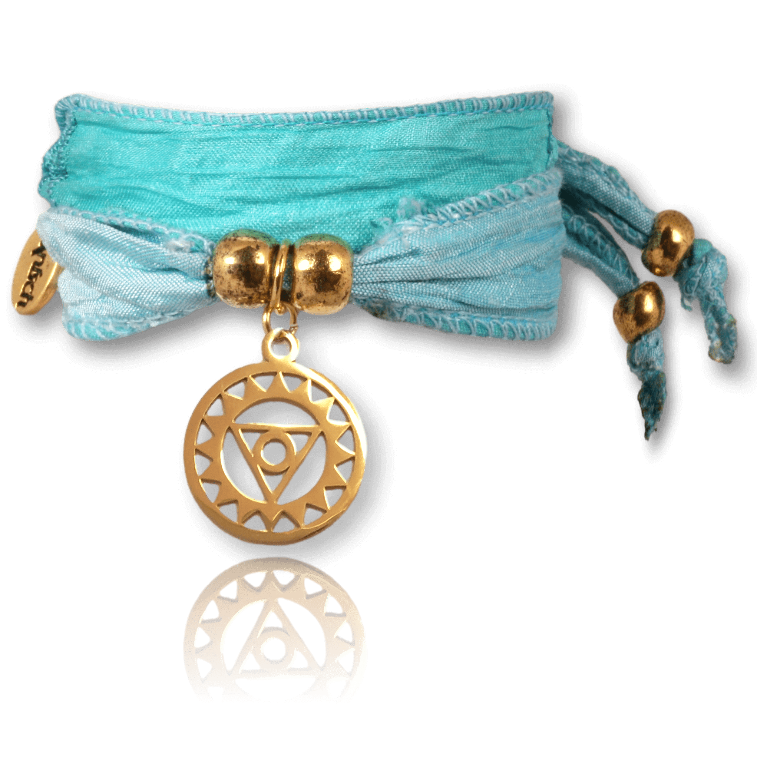 Vishudda vergoldet – Halschakra Armband für Wahrheit & Authentizität
