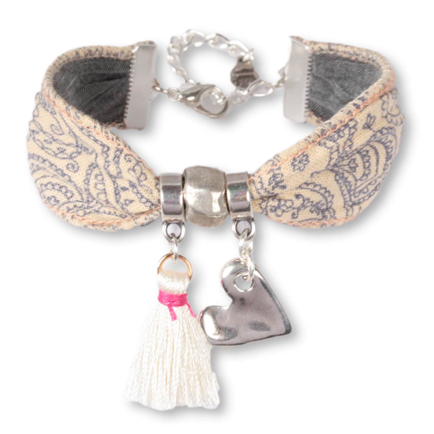 Nature Heart  - Yogini Armband mit Karabiner