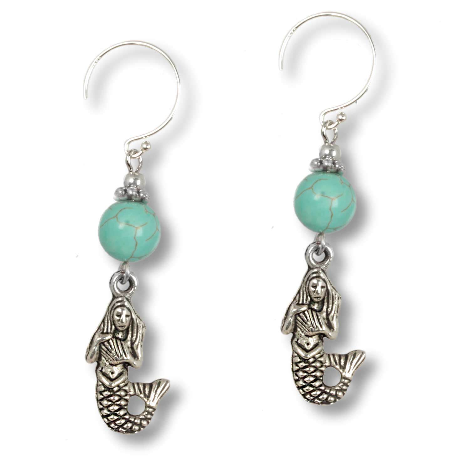 Seagrass - Ocean Daughters earring with turquoise