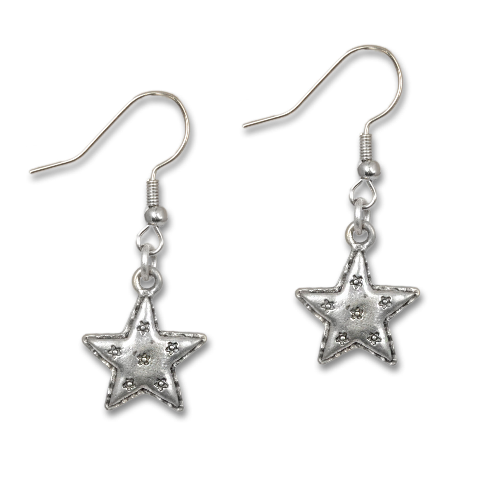 Silver Star - Ohrringe mit Stern-Symbol