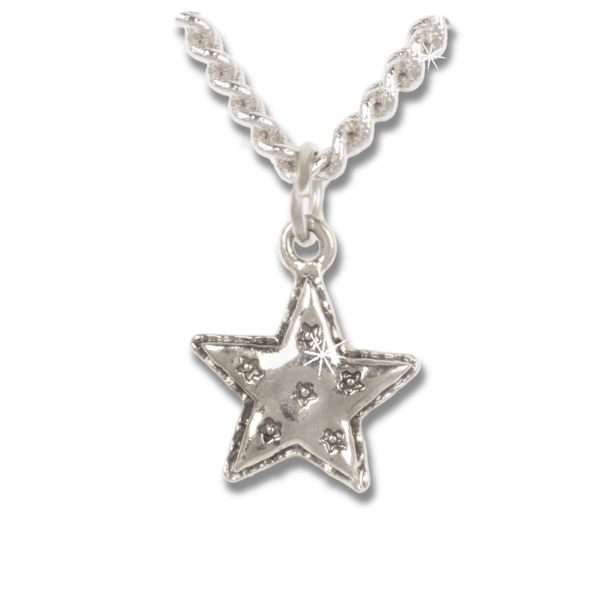 Silver Star - kurze Halskette mit Stern-Symbol