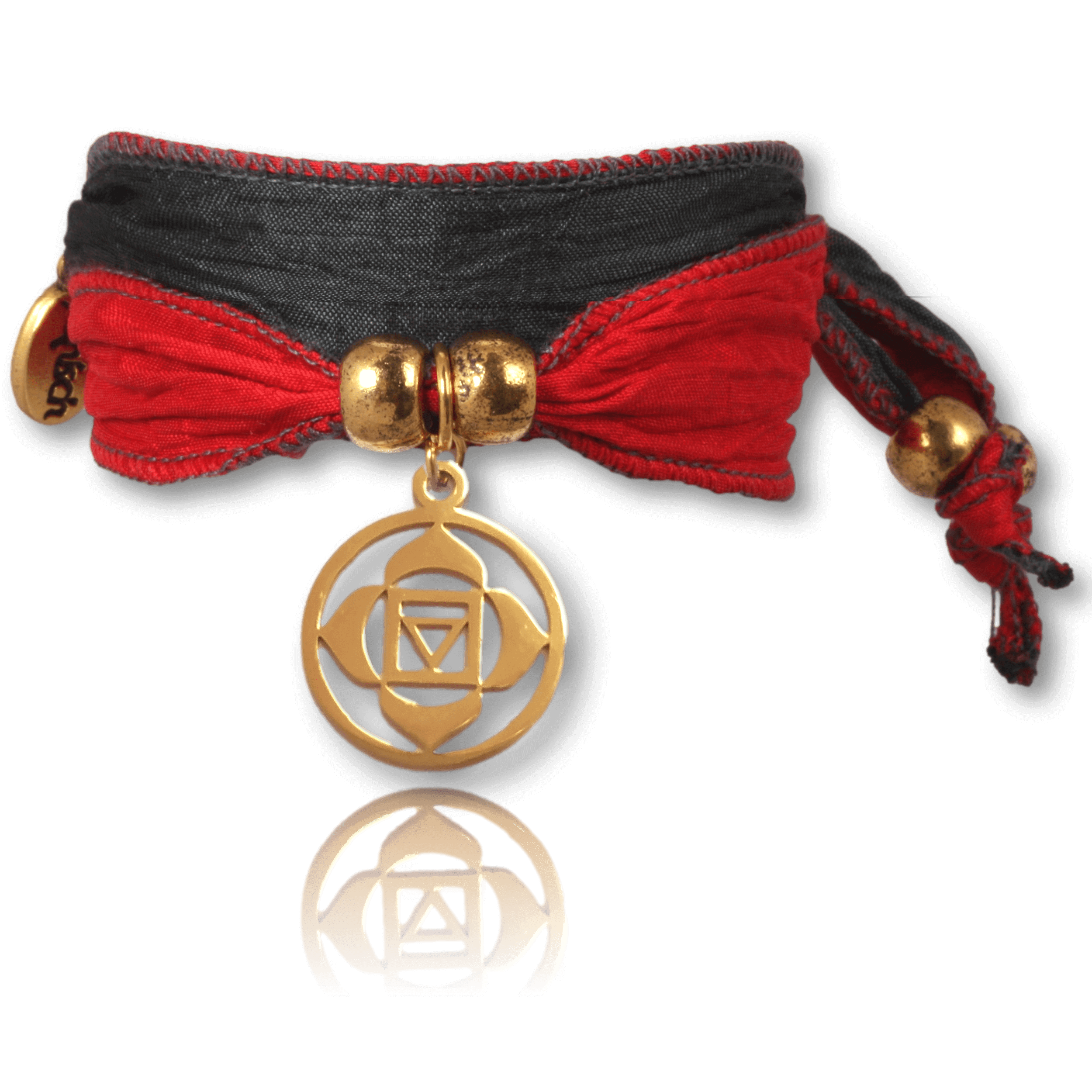 Muladhara Gold Plated - Root Chakra Bracelet for Grounding & Primal Trust