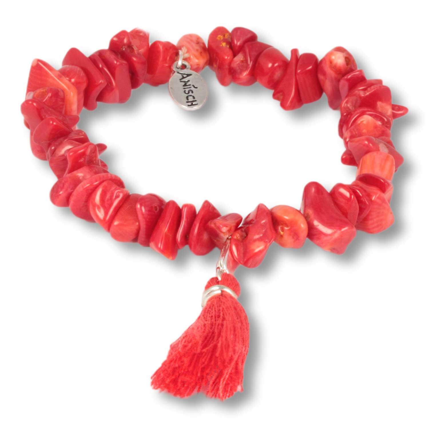 Red Coral - Ocean Daughters Edelsteinarmband aus Koralle