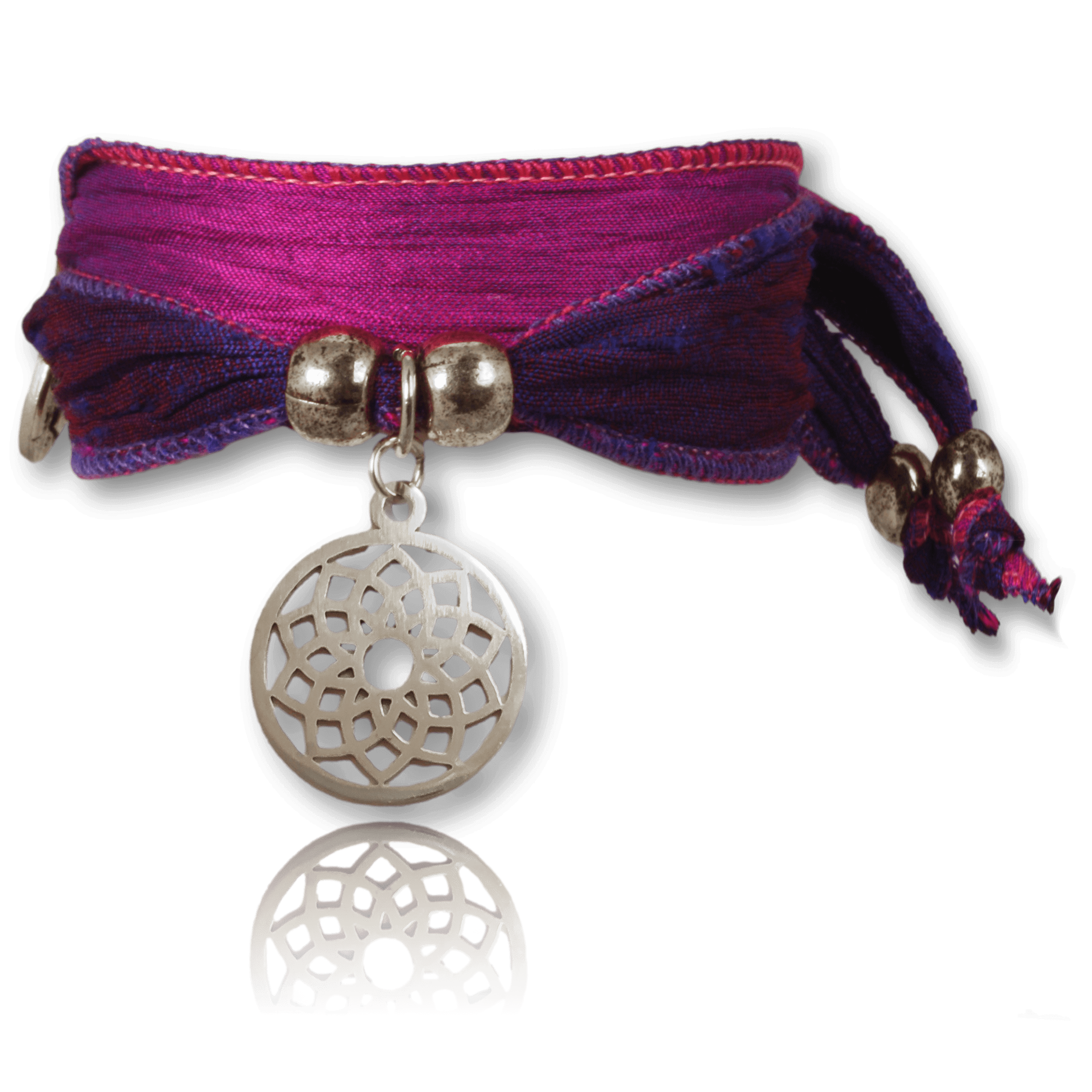 Sahasrara versilbert – Kronenchakra Armband für  Verbindung & Vollkomenheit