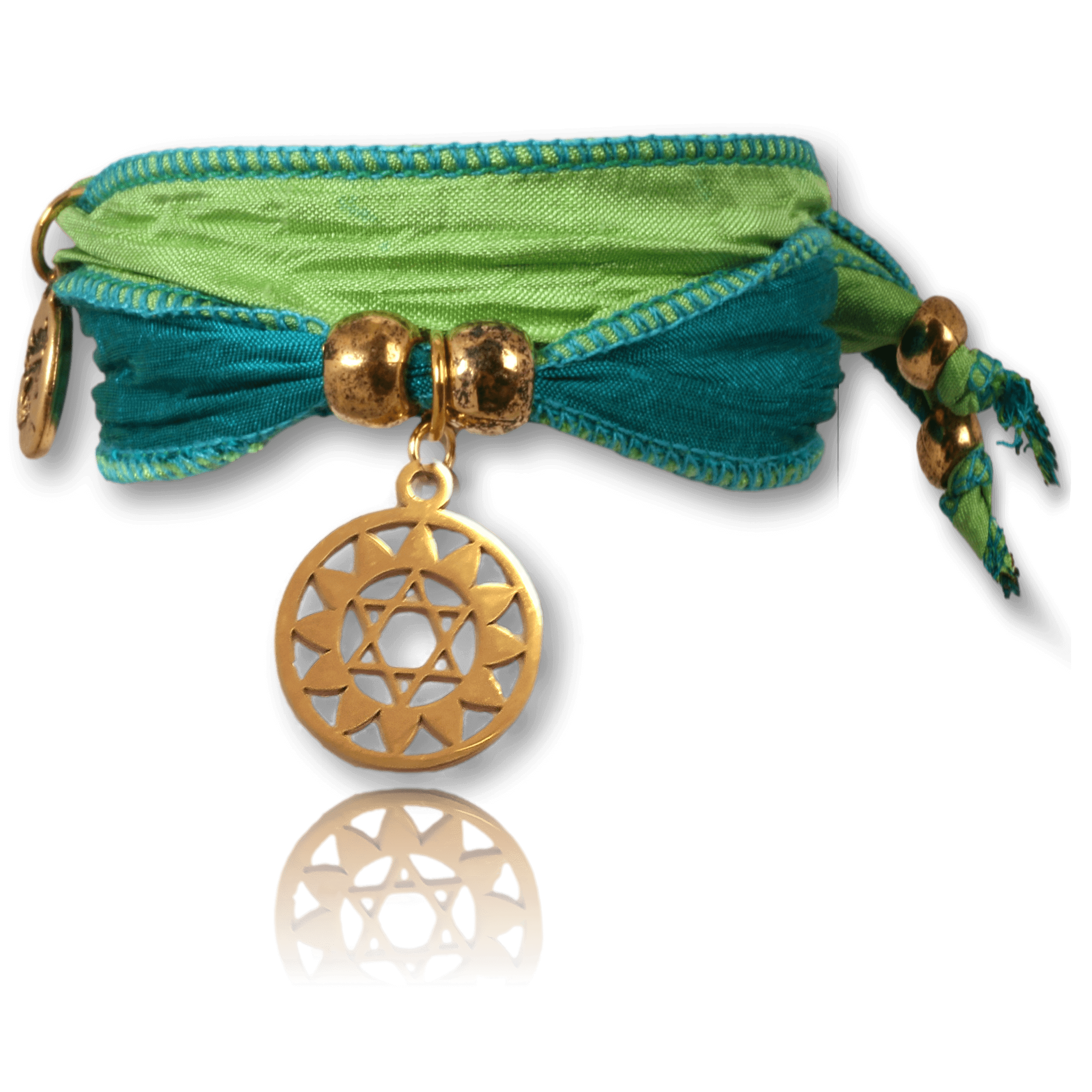 Anahata gold plated - heart chakra bracelet for love & harmony