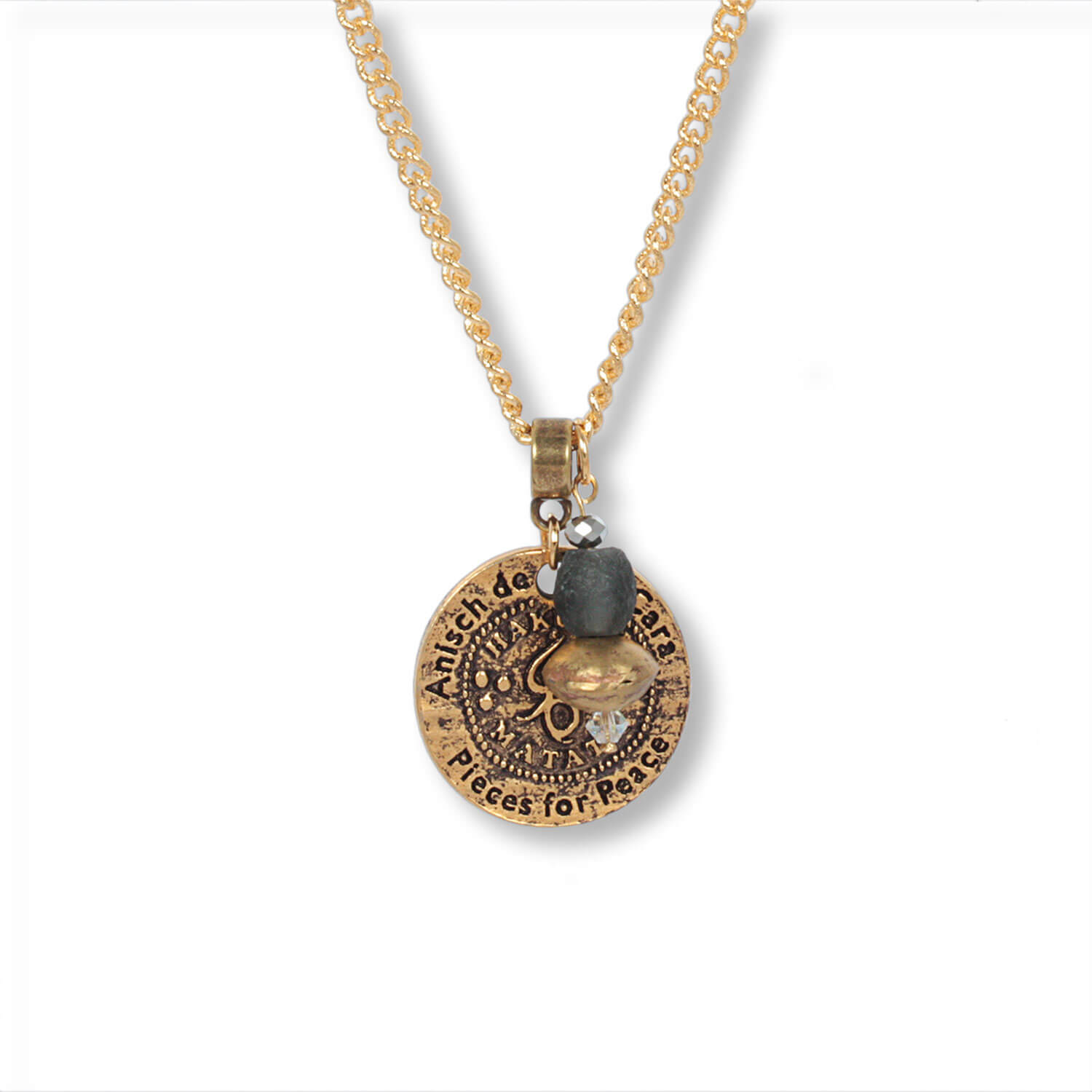 Big Coin - Hakuna Matata Kette Antique Gold, 45 - 50 cm