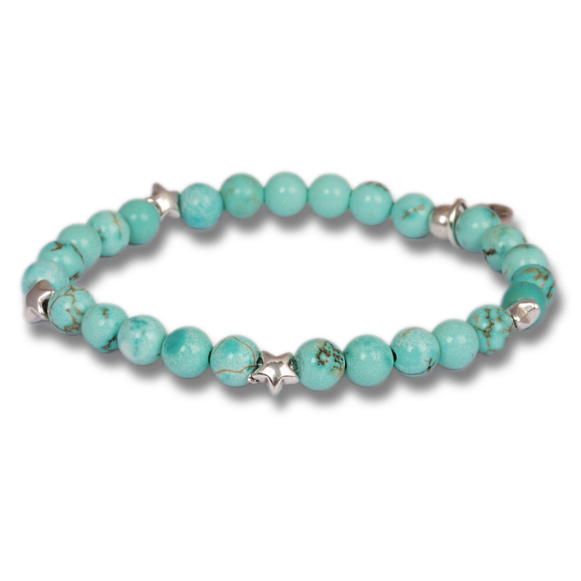 Turquoise Magnesite Starseed - fine gemstone bracelet