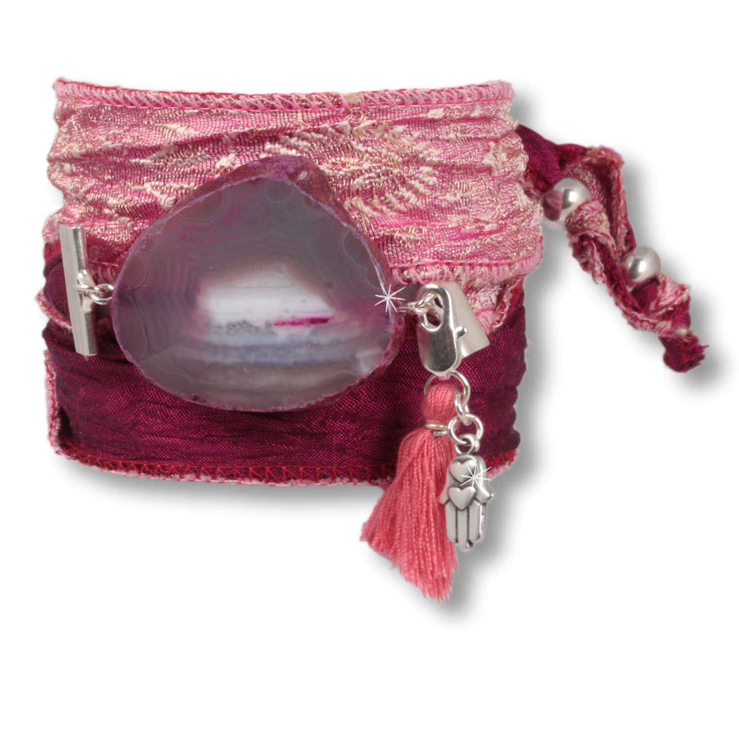 💜 Amethyst Glow – Armband mit violettem Achat